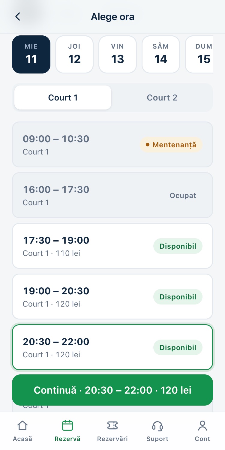 PlayPass — Rezervă